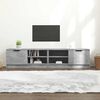 vidaXL Meubles TV 2 pcs Gris b&eacute;ton 80x35x36,5 cm Bois d'ing&eacute;nierie