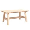 vidaXL Table basse 90x50x41 cm bois massif d'&eacute;pic&eacute;a