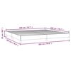vidaXL Cadre de lit sans matelas cr&egrave;me 200x200 cm tissu