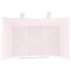 vidaXL Sacs en papier 50 pcs avec poign&eacute;es rose 26x17x25 cm
