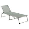 Travellife Chaise longue de camping Como vert doux
