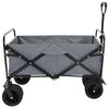 vidaXL Chariot &agrave; Main Pliable Gris 89 x 63 x 96 cm