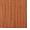 vidaXL Tapis rectangulaire marron 80x300 cm bambou