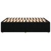 vidaXL Cadre de lit sans matelas noir 140x200 cm tissu