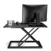 ErgoLine Support r&eacute;glable de bureau Aluminium Noir