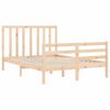 vidaXL Cadre de lit sans matelas bois de pin massif