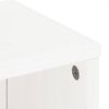 vidaXL Meubles TV 5 pcs avec rangement ODDA blanc bois de pin massif