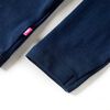 T-shirt enfants &agrave; manches longues bleu marine 128