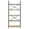vidaXL &Eacute;tag&egrave;re Ch&ecirc;ne artisanal 80 x 30 x 183 cm Bois d'ing&eacute;nierie