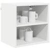 vidaXL Armoire suspendue Blanc 40 x 29,5 x 40 cm Bois d'ing&eacute;nierie