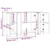 vidaXL Buffets 3 pcs Ch&ecirc;ne sonoma Bois d'ing&eacute;nierie