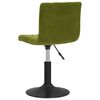 vidaXL Tabouret de bar Vert clair Velours