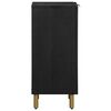 vidaXL Buffet noir 40x33x75 cm bois d'ing&eacute;nierie