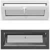 vidaXL Fen&ecirc;tre de sous-sol RISOR 100 x 40 cm PVC et verre