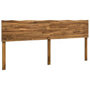 vidaXL T&ecirc;te de lit en bois brut ROSTOCK Naturel 180 cm