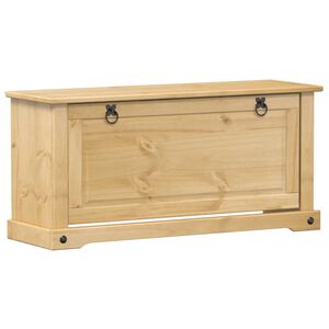 vidaXL Armoire &agrave; chaussures Corona 99x32x47 cm bois de pin massif