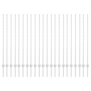 vidaXL Poteau de cl&ocirc;ture ench&acirc;ss&eacute; 22 pi&egrave;ces Argent&eacute; 180 cm