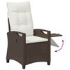 vidaXL Chaises de jardin inclinables 56 x 60 x 112 cm acier