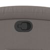 vidaXL Fauteuil inclinable taupe tissu