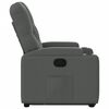 vidaXL Fauteuil inclinable Gris fonc&eacute; Tissu