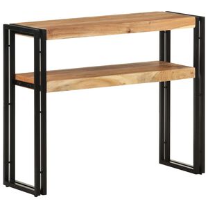 vidaXL Table console 90x30x75 cm Bois d'acacia massif