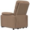 vidaXL Fauteuil de massage Marron Tissu