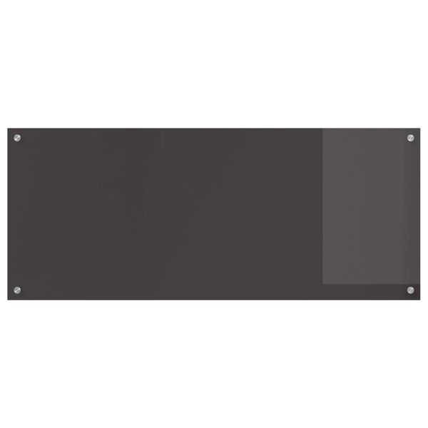 vidaXL Protection de cuisine Gris foncé 120 x 50 x 0,6 cm verre trempé