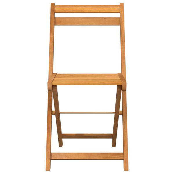 vidaXL Chaises de bistrot pliantes lot de 6 bois d'acacia solide