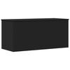 vidaXL Bo&icirc;te de rangement noir 100x42x46 cm bois d'ing&eacute;nierie