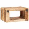 vidaXL Table de chevet Marron 45 x 30 x 24 cm Bois de mangue massif