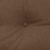 vidaXL Coussin de Dos Marron 140 x 24 x 50 cm tissu