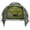 vidaXL Tente de p&ecirc;che 2 personnes camouflage imperm&eacute;able