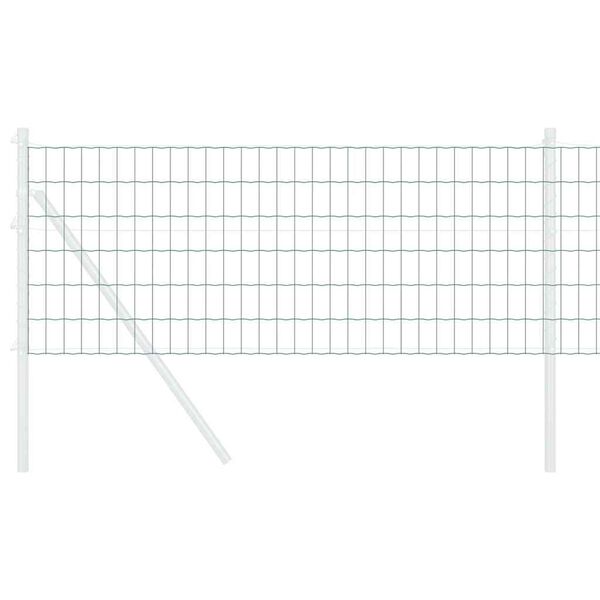 vidaXL Cl&ocirc;ture Euro Vert 0,4 x 25 m Fer rev&ecirc;tu de PVC