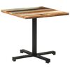 vidaXL Table de bistro Carr&eacute;e 80x80x75 cm Bois de r&eacute;cup&eacute;ration massif