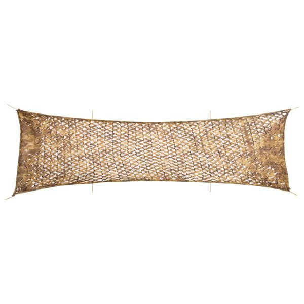 vidaXL Filet de camouflage avec sac de rangement 753x199 cm sable