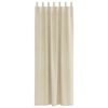vidaXL Rideaux occultants 2 pcs Cr&egrave;me 140 x 225 cm Velours