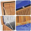vidaXL Bo&icirc;te de jardin 150x50x55 cm Bois massif de teck