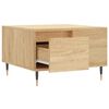 vidaXL Table basse ch&ecirc;ne sonoma 55x55x36,5 cm bois d'ing&eacute;nierie