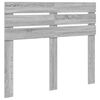 vidaXL Cadre de lit Gris Sonoma 120 x 190 cm Pin massif