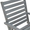 vidaXL Chaises &agrave; manger d'ext&eacute;rieur et coussins lot de 4 Acacia massif