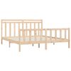 vidaXL Cadre de lit sans matelas bois massif de pin 200x200 cm