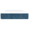 vidaXL Matelas de lit &agrave; ressorts ensach&eacute;s fermet&eacute; moyenne Bleu fonc&eacute; 100x200x20 cm