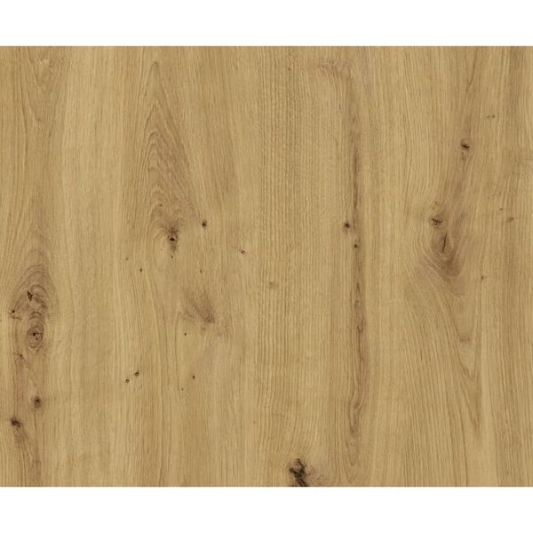 FMD Banc de stockage 2 tiroirs 108,9x41,7x46,1cm Blanc ch&ecirc;ne artisanal