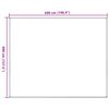 vidaXL Tapis de tente 400x500 cm Anthracite