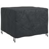 vidaXL Housse pour meubles Uni Noir 113 x 113 x 73 cm 600D