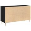 vidaXL Buffet Chêne noir 100 x 36 x 60 cm Bois d'ingénierie