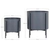 House Nordic Pots &agrave; fleurs 2 pcs Pavia Gris