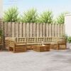 vidaXL Ensemble de canap&eacute;s d'ext&eacute;rieur 8 pcs Naturel et Beige