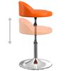 vidaXL Tabouret de massage Orange Similicuir