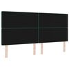 vidaXL T&ecirc;te de lit avec t&ecirc;te de lit Vert fonc&eacute; 200 cm Cuir synth&eacute;tique